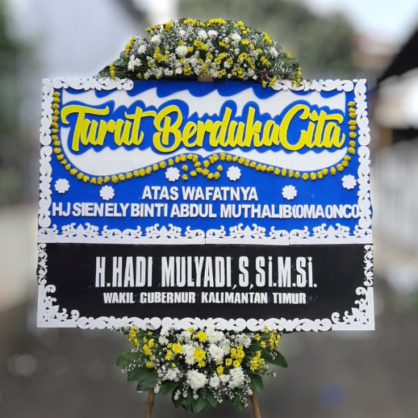 Karangan Bunga Duka Cita aula hotel alltrue palangkaraya